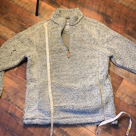 🏷5/25 Warm Fuzzy Grey Zip Up Pullover box 26 - Picture 12 of 13